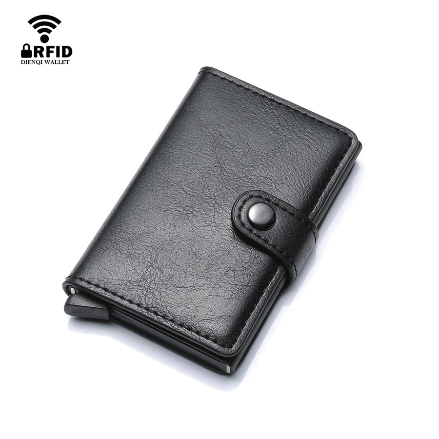 Index Card Holder - Tempat Kartu Kredit Bisnis Flip Otomatis