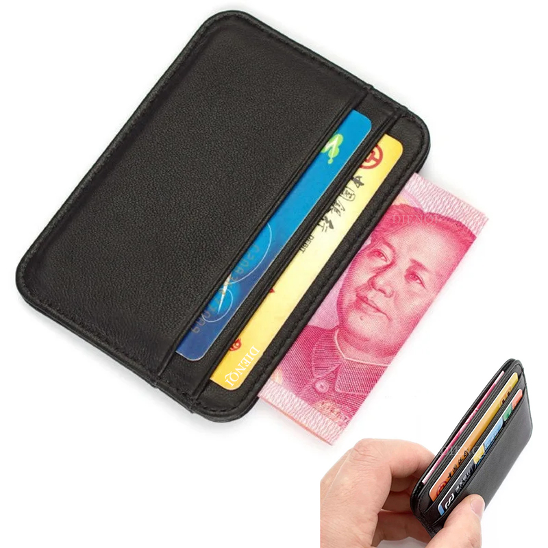 Index Card Holder - Dompet Kartu Kulit Asli Pria, Tempat