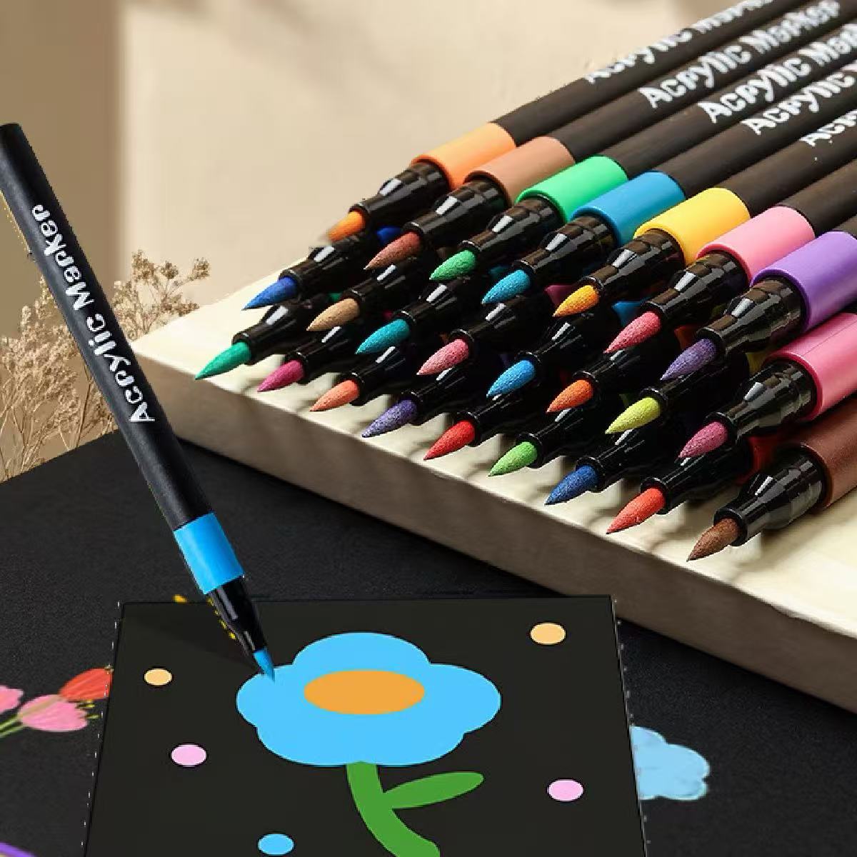 Copic Marker Classic - 12/24/36pcs Spidol Akrilik Ujung Kuas Lembut