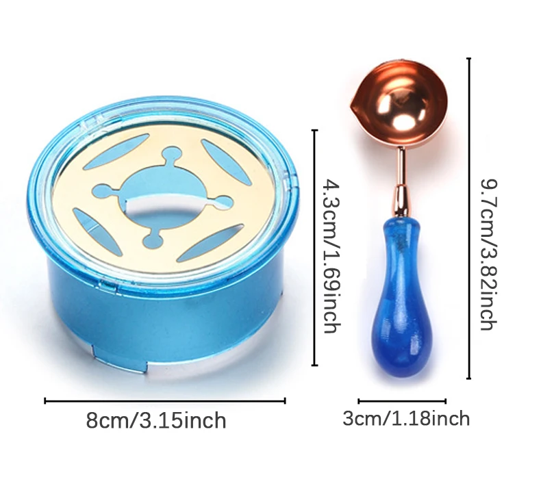 2pcs/set Set Stempel Segel Lil - Wax Seal Stamp Set ulasan dan harga