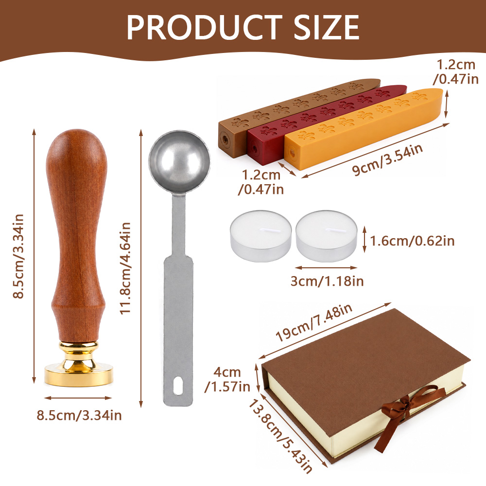 Kit Stempel Segel Lilin 3D Mot - Wax Seal Stamp Set ulasan dan harga