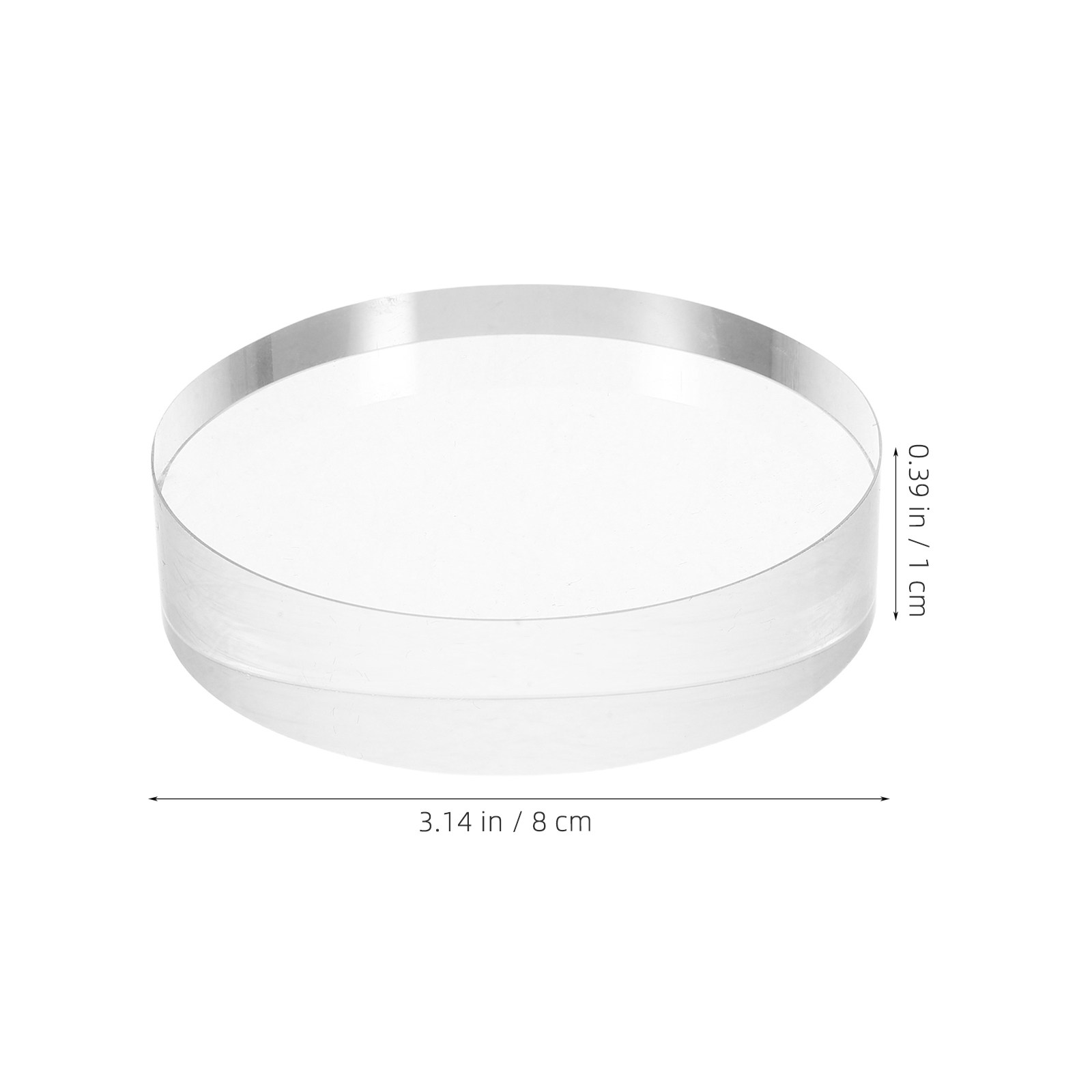 Blok Kristal Kaca Bening Bulat - Book Weight Glass ulasan dan harga