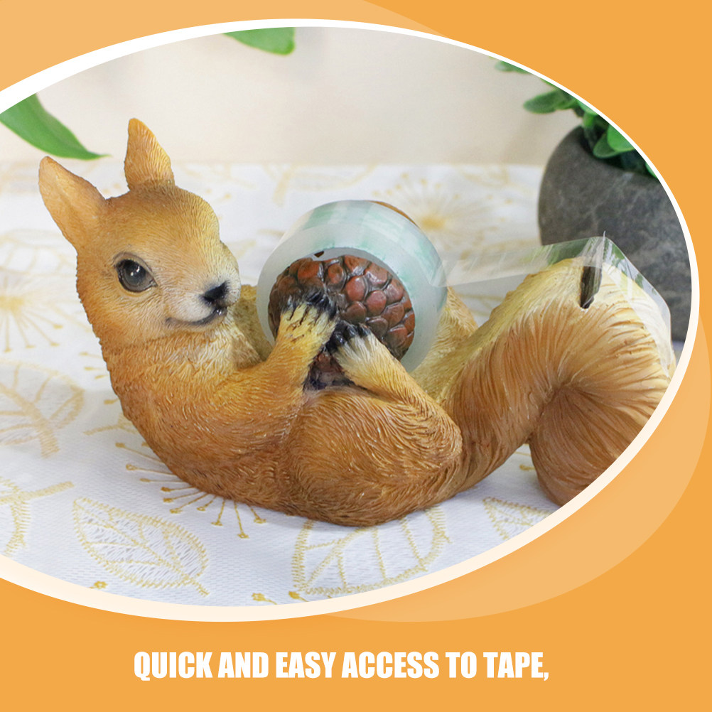 Dispenser Pita Berbentuk Tupai - Tape Dispenser Weighted ulasan dan harga