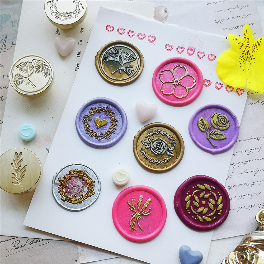 Cap lilin kepala bunga cap lil - Wax Seal Stamp Set ulasan dan harga