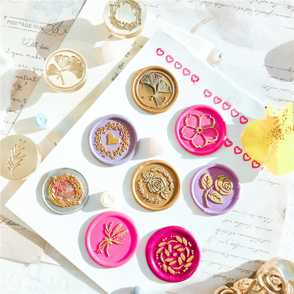 Cap lilin kepala bunga cap lil - Wax Seal Stamp Set ulasan dan harga