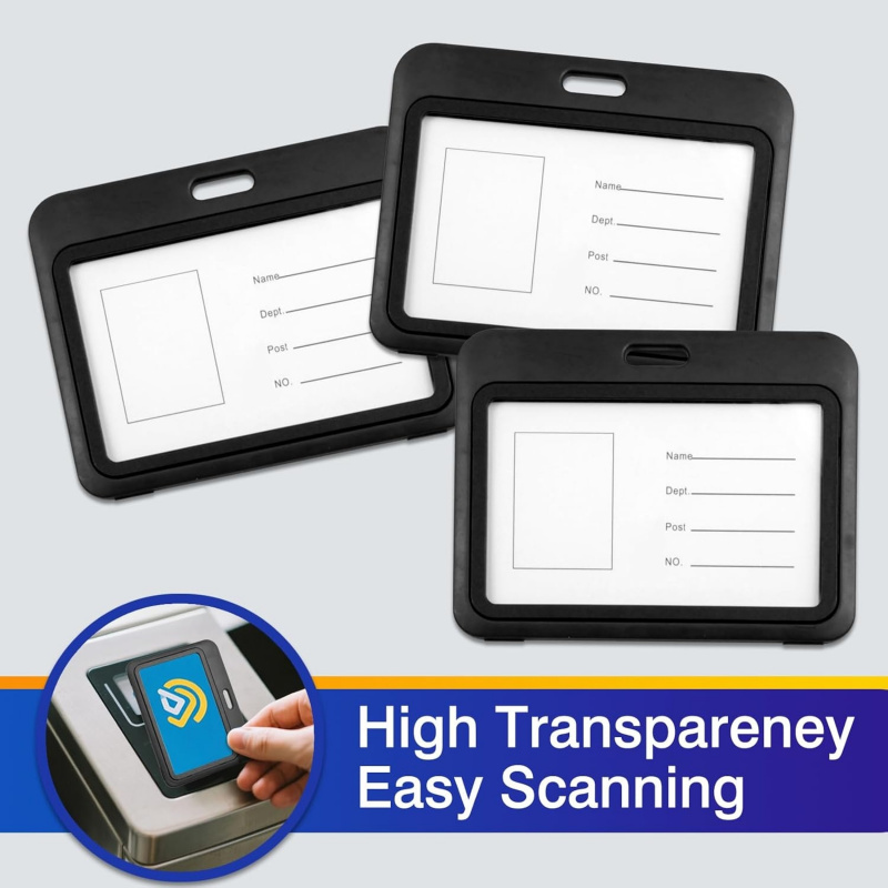 3 Paket Tempat Kartu ID Plasti - Index Card Holder ulasan dan harga
