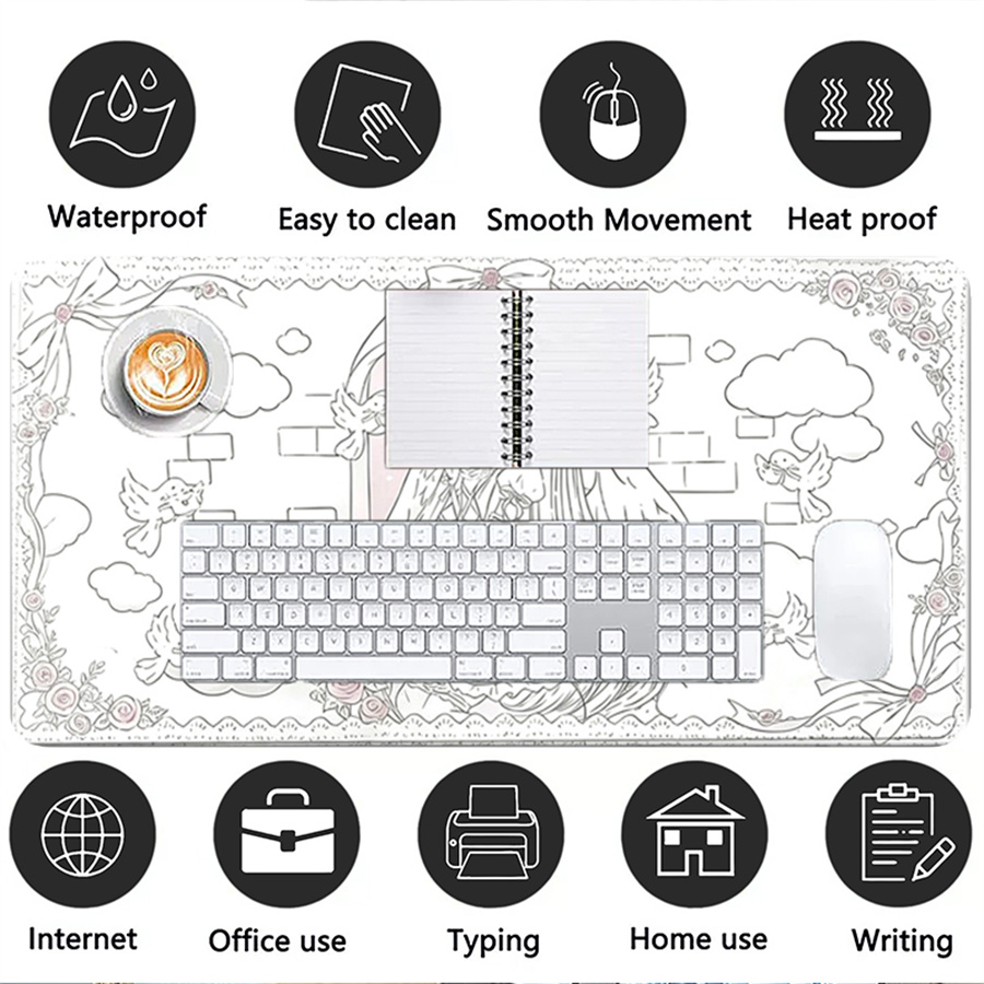 Alas Mouse Kulit, Karpet Meja  - Leather Desk Pad ulasan dan harga