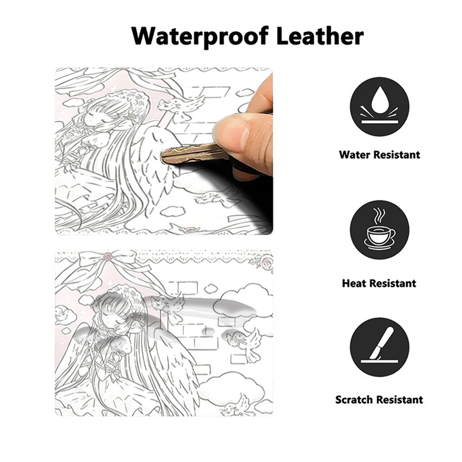 Alas Mouse Kulit, Karpet Meja  - Leather Desk Pad ulasan dan harga