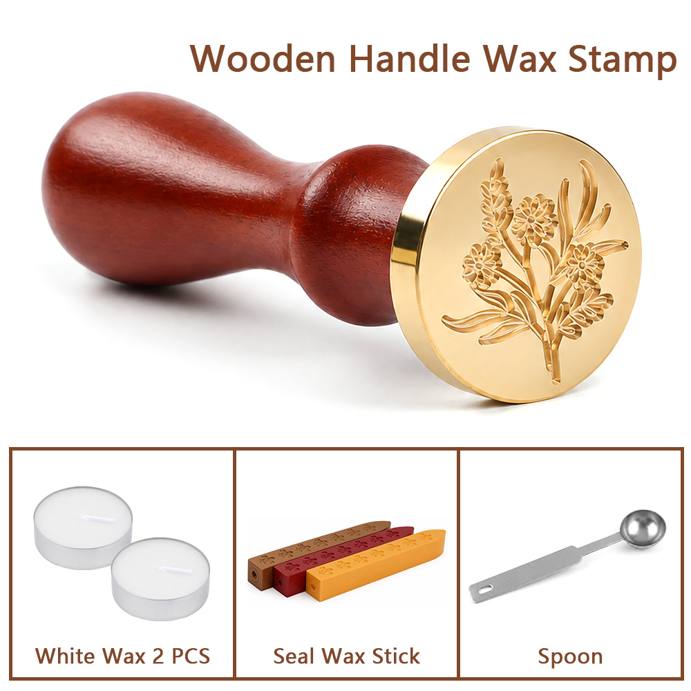 Kit Stempel Segel Lilin 3D Mot - Wax Seal Stamp Set ulasan dan harga